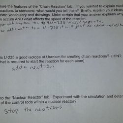 Phet simulation nuclear fission answer key